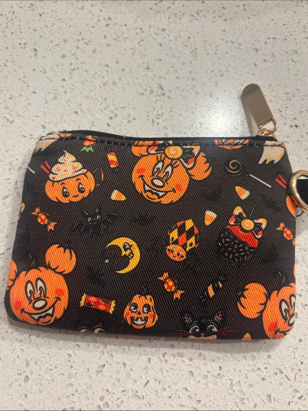 Disney Minnie and Mickey Halloween coin purse